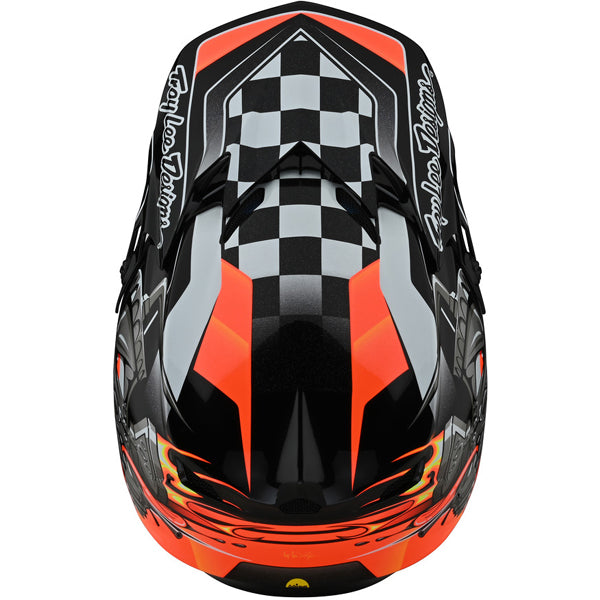 Image of Troy Lee Designs SKU 1092510 SE4 Polyacrylite Carb Helmet Size: XS Colors: BLACK (SKU 1092510)