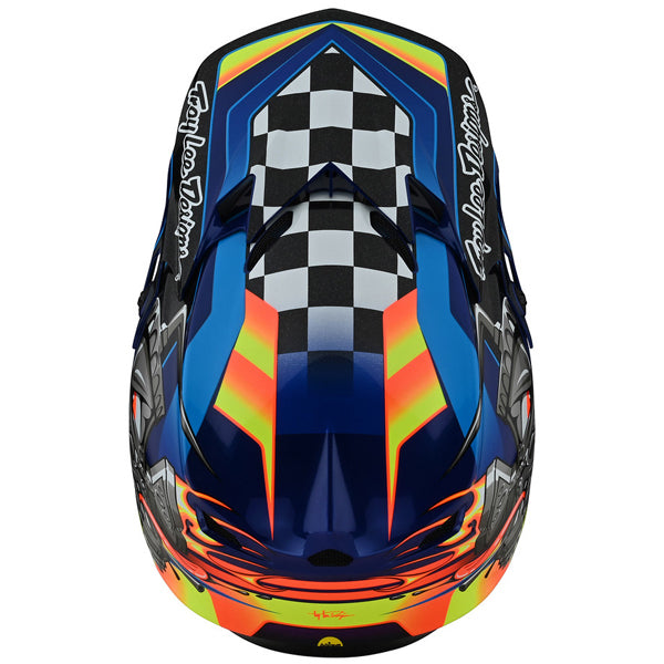 Image of Troy Lee Designs SKU 1092510 SE4 Polyacrylite Carb Helmet Size: XS Colors: BLACK (SKU 1092510)