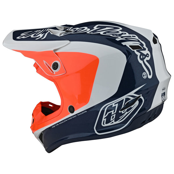 Image of Troy Lee Designs SKU 1091330 SE4 Polyacrylite Corsa Helmet Size: XS Colors: ORANGE (SKU 1091330)