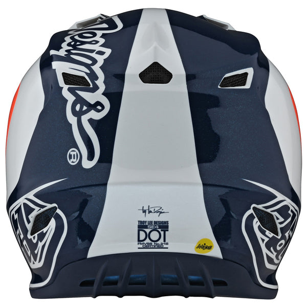 Image of Troy Lee Designs SKU 1091330 SE4 Polyacrylite Corsa Helmet Size: XS Colors: ORANGE (SKU 1091330)