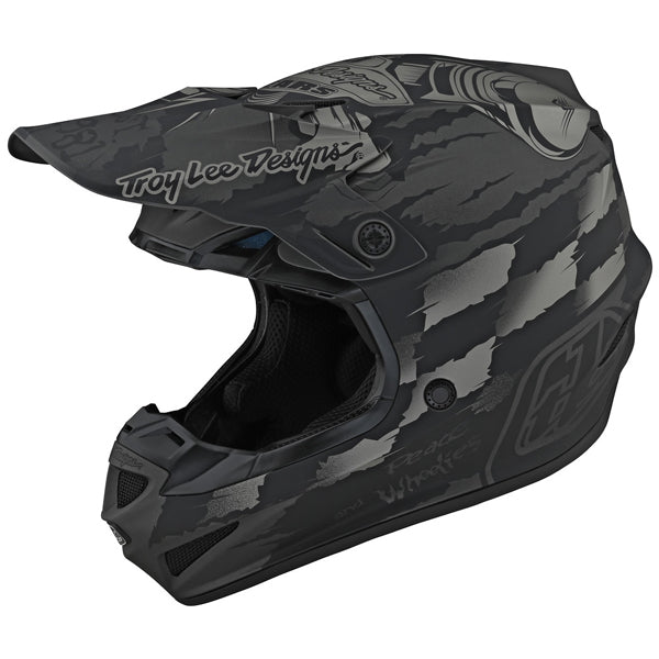 Image of Troy Lee Designs SKU 1092500 SE4 Polyacrylite Strike Helmet Size: XS Colors: GRAY (SKU 1092500)