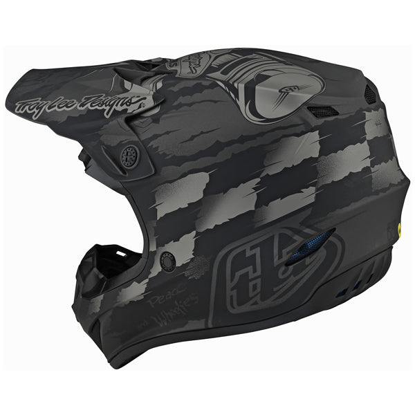 Image of Troy Lee Designs SKU 1092500 SE4 Polyacrylite Strike Helmet Size: XS Colors: GRAY (SKU 1092500)