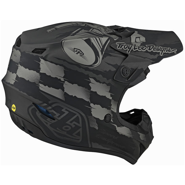 Image of Troy Lee Designs SKU 1092500 SE4 Polyacrylite Strike Helmet Size: XS Colors: GRAY (SKU 1092500)