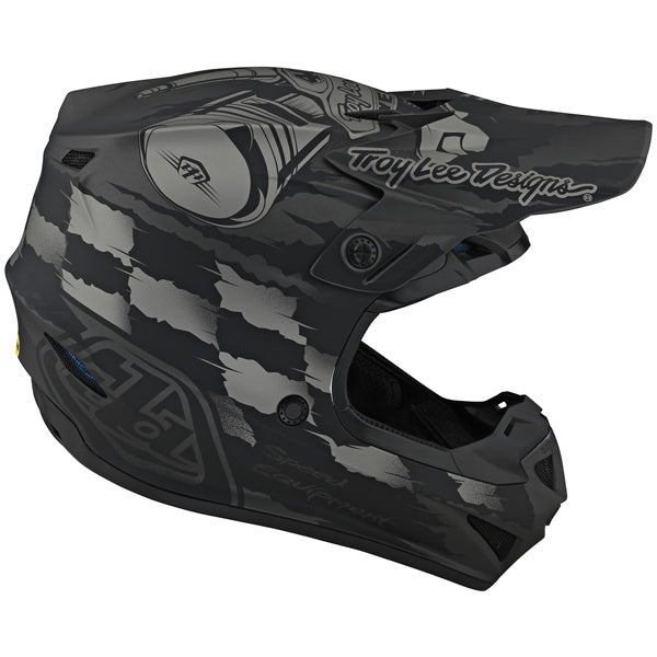 Image of Troy Lee Designs SKU 1092500 SE4 Polyacrylite Strike Helmet Size: XS Colors: GRAY (SKU 1092500)