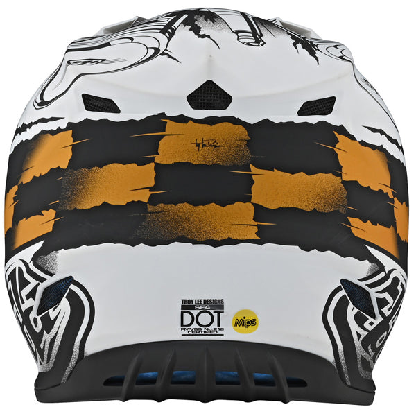 Image of Troy Lee Designs SKU 1092500 SE4 Polyacrylite Strike Helmet Size: XS Colors: GRAY (SKU 1092500)