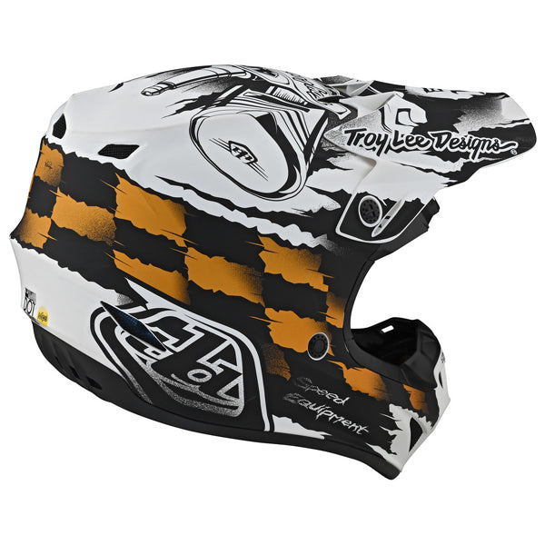 Image of Troy Lee Designs SKU 1092500 SE4 Polyacrylite Strike Helmet Size: XS Colors: GRAY (SKU 1092500)