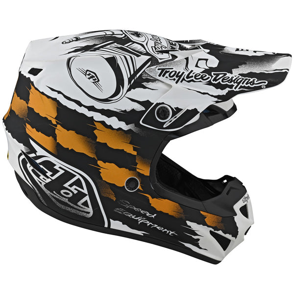 Image of Troy Lee Designs SKU 1092500 SE4 Polyacrylite Strike Helmet Size: XS Colors: GRAY (SKU 1092500)