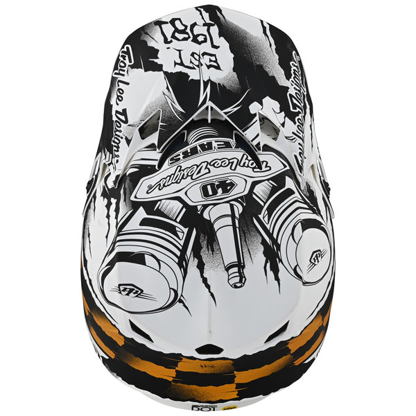 Image of Troy Lee Designs SKU 1092500 SE4 Polyacrylite Strike Helmet Size: XS Colors: GRAY (SKU 1092500)