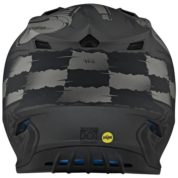 Image of Troy Lee Designs SKU 1122500 SE4 Polyacrylite Strike Helmet (Youth) Size: Y-MD Colors: GRAY (SKU 1122500)