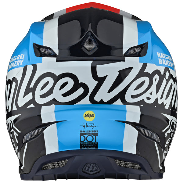 Image of Troy Lee Designs SKU 1711630 SE5 Carbon Quattro Team Helmet Size: XS Colors: NAVY (SKU 1711630)