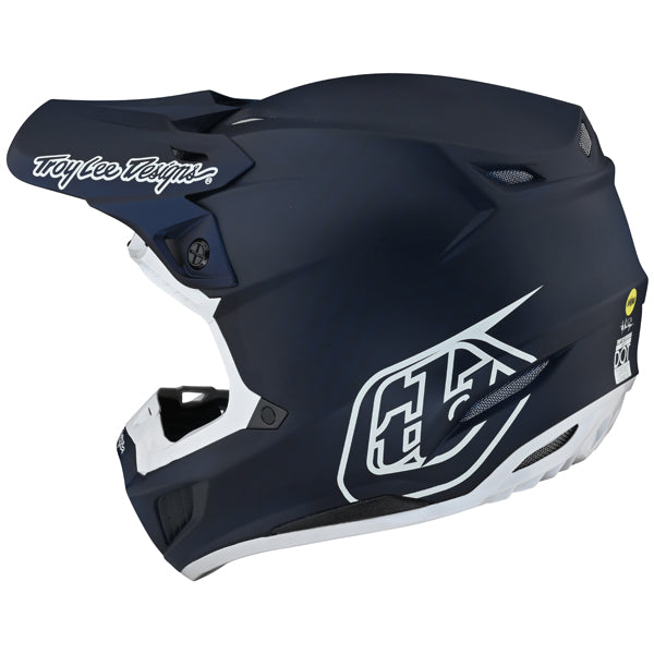 Image of Troy Lee Designs SKU 1714370 SE5 Carbon Stealth Helmet Size: XS Colors: NAVY (SKU 1714370)