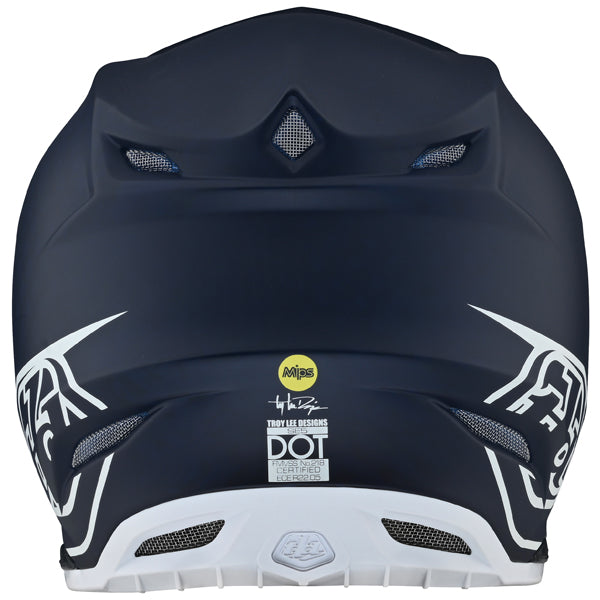 Image of Troy Lee Designs SKU 1714370 SE5 Carbon Stealth Helmet Size: XS Colors: NAVY (SKU 1714370)