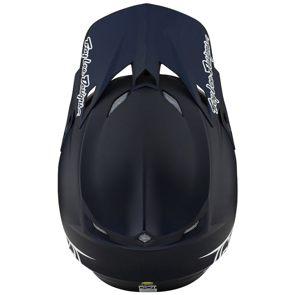 Image of Troy Lee Designs SKU 1714370 SE5 Carbon Stealth Helmet Size: XS Colors: NAVY (SKU 1714370)