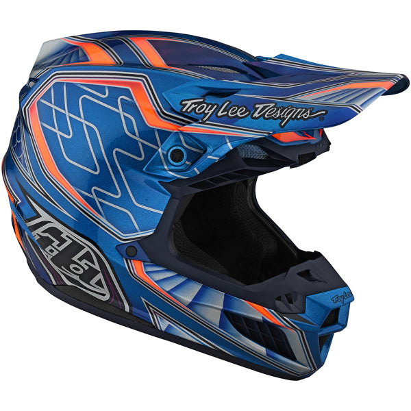 Image of Troy Lee Designs SKU 1829680 SE5 Composite Low Rider Helmet Size: XS Colors: BLUE (SKU 1829680)
