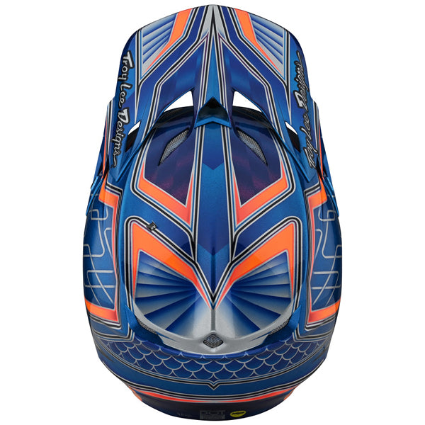 Image of Troy Lee Designs SKU 1829680 SE5 Composite Low Rider Helmet Size: XS Colors: BLUE (SKU 1829680)