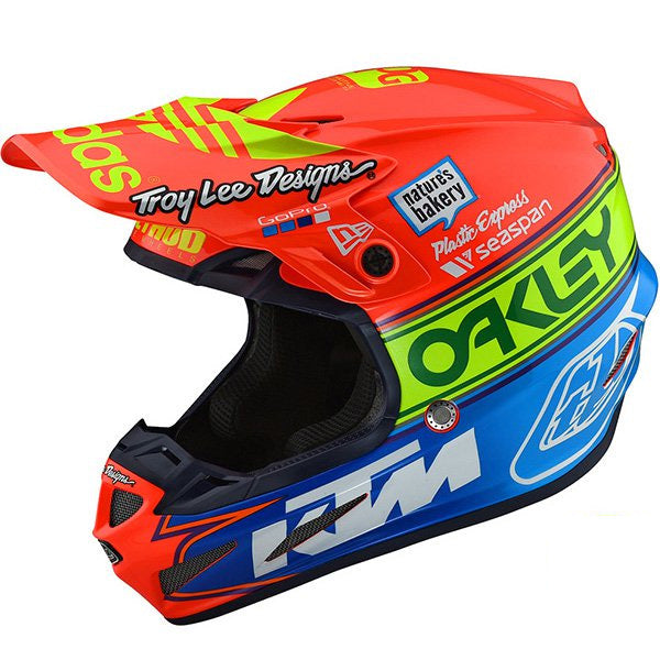 Troy Lee Designs SE4 Composite KTM パワーウェア トロイリーデザイン Troy Lee Designs SE4 Composite Factory Helmet Navy | Troy Lee