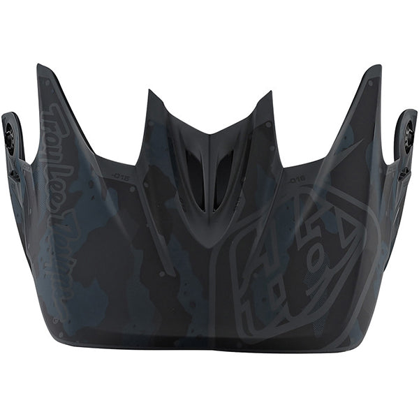 Image of Troy Lee Designs SKU 1570934 D3 Helmet Visors Colors: Finishline Yellow/Blue 14 (SKU 2435)