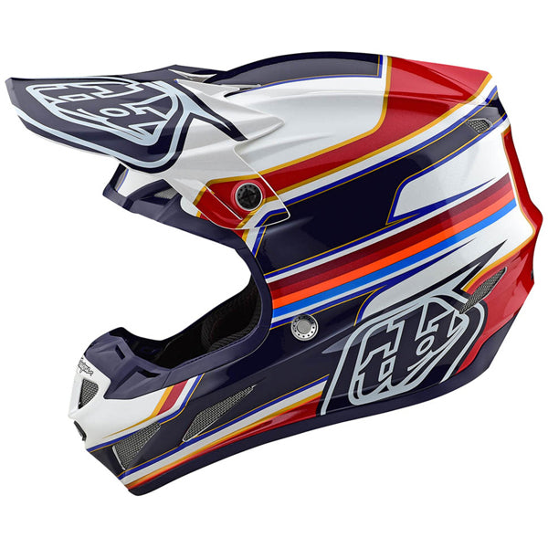 Image of Troy Lee Designs SKU 1017750 SE4 Composite Speed Helmet Size: MD Colors: Yellow / Gray (SKU 1017750)