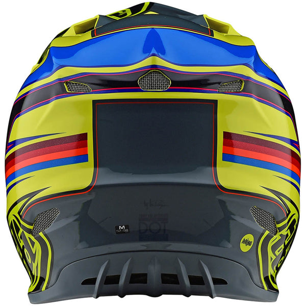 Image of Troy Lee Designs SKU 1017750 SE4 Composite Speed Helmet Size: MD Colors: Yellow / Gray (SKU 1017750)