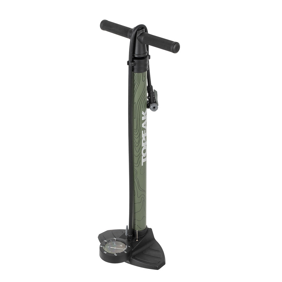 Topeak - JoeBlow Mountain II Floor Pump (MTB) - Black/Green - Mountain II - SKU: TJB-MT2