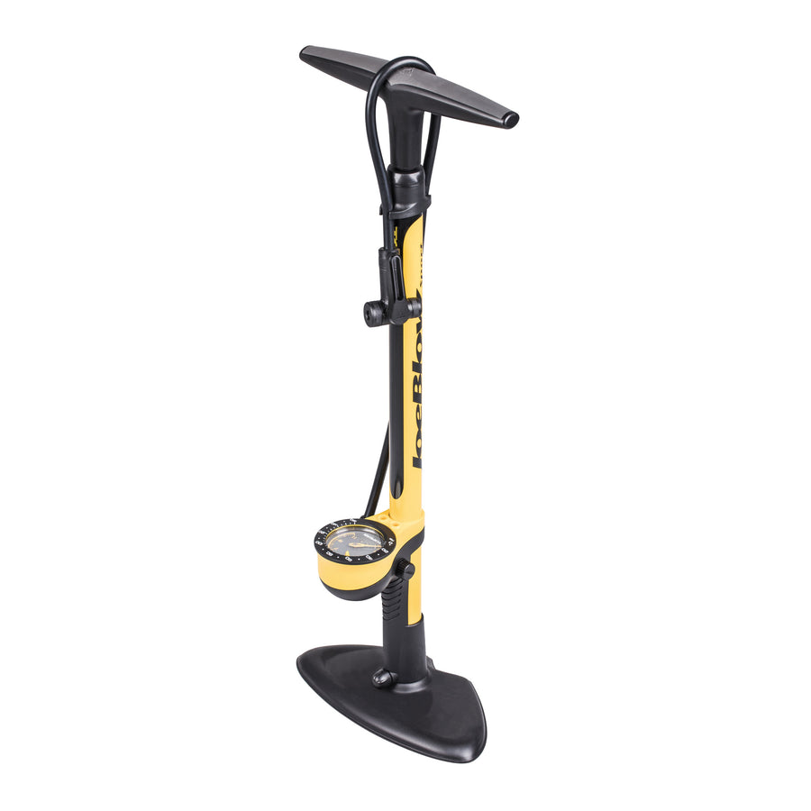 Topeak - JoeBlow Sport-III Floor Pump (MTB) - Yellow/Black - Sport III 6/Count - SKU: TZ4244-6