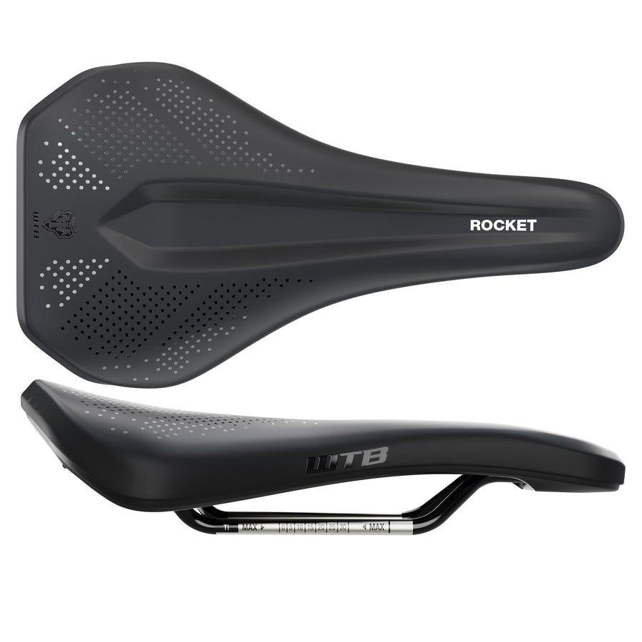 WTB - Rocket Saddle (MTB) - Black - Titanium - SKU: W065-0741