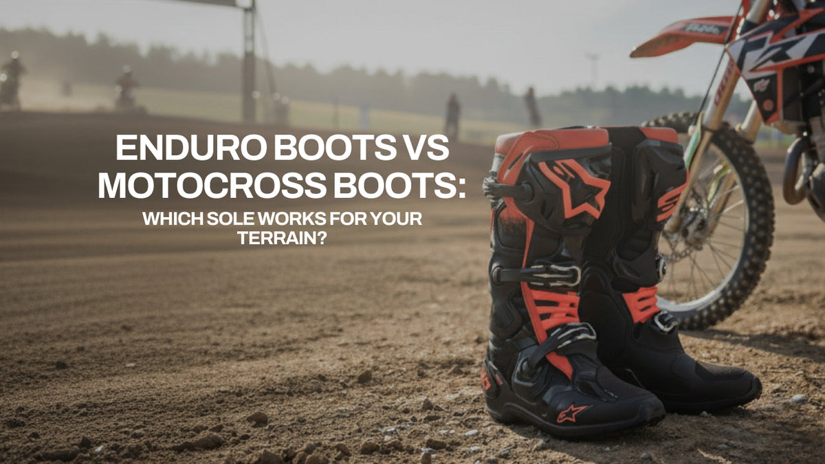 Enduro boots vs motocross boots: which sole works for your terrain?