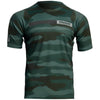 Product image of Thor - Assist Camo Jersey (MTB) SKU:50200019 | Colors: Camo Green, 2X | Sizes: SM–XL | Designed for Mountain Bike, BMX and E-Bike riders | Available at BTO Sports