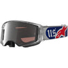 26014103, Alpinestars, Supertech Vision Merica Goggles (Youth), Red/Blue/Mirror Silver/Cooper product photo