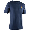 High-resolution studio image of Leatt Tech T-Shirt; showing tee fit, printed graphics, and crew neckline; SKU 50260816; Sizes: S-3XL