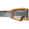 8026102030 - Leatt - Velocity 4.0 X-Flow Goggles (MTB) - colors: Lager Yellow - Clear 83 VLT, Stripe Black/White - Clear 83 VLT, Timber Brown - Clear 83 VLT pro