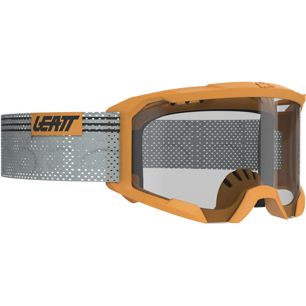 8026102030 - Leatt - Velocity 4.0 X-Flow Goggles (MTB) - colors: Lager Yellow - Clear 83 VLT, Stripe Black/White - Clear 83 VLT, Timber Brown - Clear 83 VLT pro