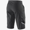 High-resolution studio image of 100%, Ridecamp Short (MTB), Shorts, SKU 50010012, color options Black, Charcoal, Navy, sizes 28–38, Designed for Mountain Bike, BMX and E-Bike riders
