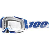 Clean studio photo on a white background of 100%, Racecraft 2.0 Goggle (Clear Lens), Goggles, SKU 26013073, color options Concordia, Battleship, Snowbird, Topo, Kalkuta, Neon Yellow, Fluo Yellow, Panam and more