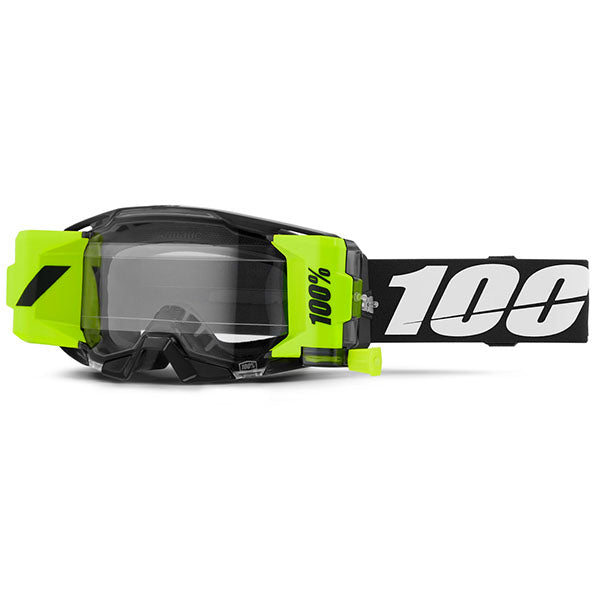 Product photo of 100%, Armatic Forecast Goggle, Goggles, SKU 5664100500, color options Black, Neon Yellow