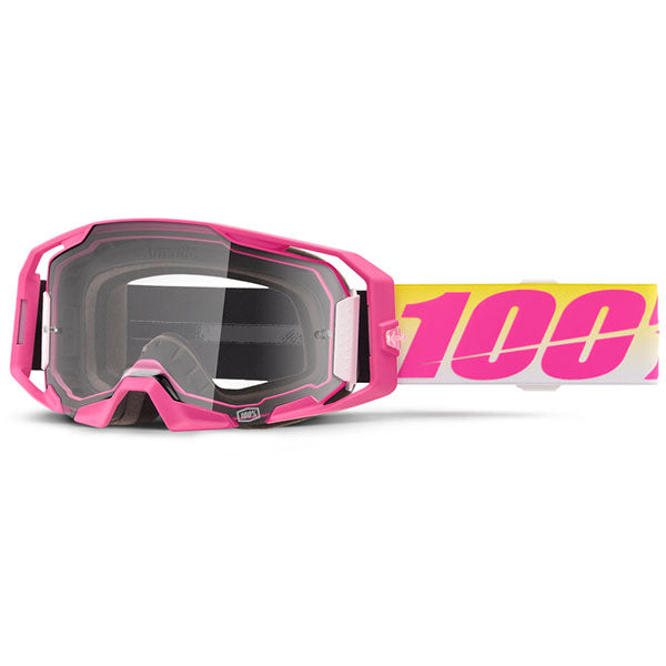 High-resolution studio image of 100%, Armatic Goggle, Goggles, SKU 5661208900, color options Caldwell, Turo, Toyoko, Black, RapidRacer, Pitch, Mach Z, Best and more