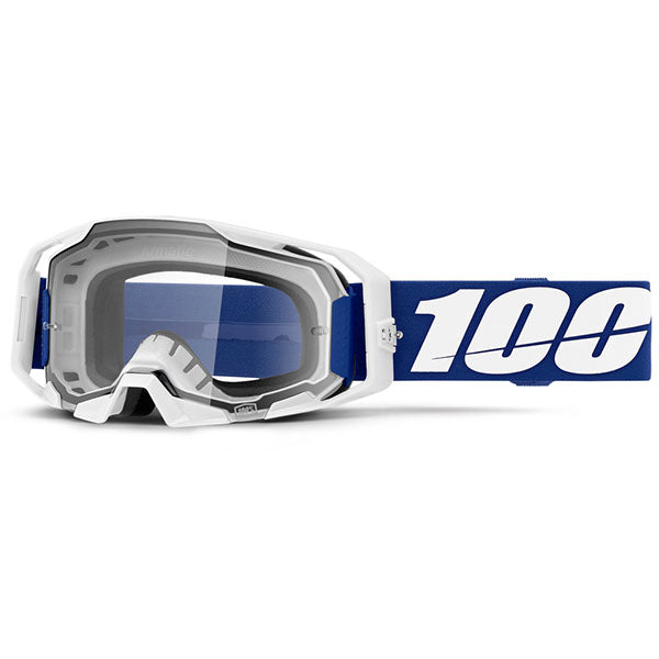 Studio image highlighting 100%, Armatic Goggle, Goggles, SKU 5661100200, color options Caldwell, Turo, Toyoko, Black, RapidRacer, Pitch, Mach Z, Best and more