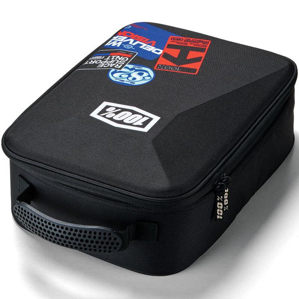 High-resolution studio image of 100%, Goggle Case, Goggle Bags, SKU 35120295, color options Valise, Crush, Cornerstone, Geo, Louis, Tech