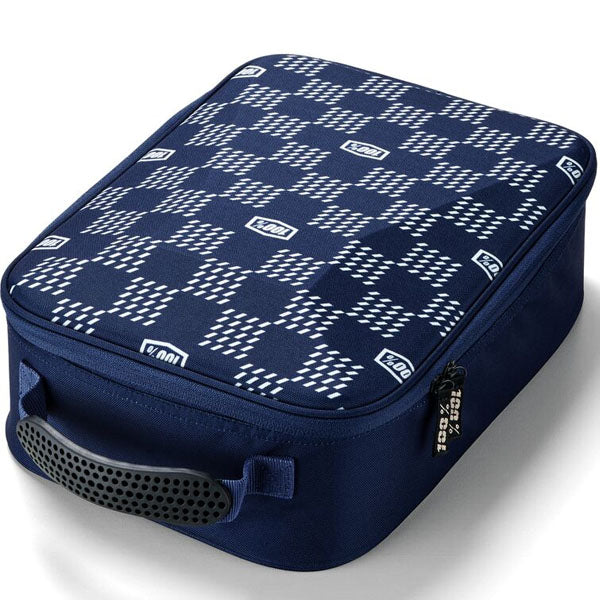 Detailed studio photograph of 100%, Goggle Case, Goggle Bags, color options Valise, Crush, Cornerstone, Geo, Louis, Tech