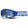 Clean studio photo on a white background of 100%, Racecraft 2.0 Goggle (Clear Lens), Goggles, color options Concordia, Battleship, Snowbird, Topo, Kalkuta, Neon Yellow, Fluo Yellow, Panam and more