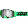 High-resolution studio image of 100%, Armega Goggle (Mirror Lens), Goggles, SKU 5622204900, color options Furious, Mirror Silver Lens, Klein, Mirror True Gold Lens, Viggo, Mirror Flash Silver Lens, C-Bad, Mirror Red Lens, Red, Mirror Red Lens, Corbin, Mirror Red/Blue Lens, Oversized Deep Red, Mirror Flash Silver Lens, CW2, Mirror Red Lens and more