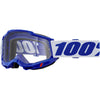 Studio image on a white background of 100%, Accuri 2.0 Goggle (Clear Lens), Goggles, SKU 610-5202, color options 2028, Fairbanks, Samba, Torken, Yumiko, Ferran, Matigofun, Schrute and more