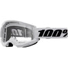 Catalog studio image of 100%, Strata 2.0 Goggle (Clear Lens), Goggles, SKU 5651100900, color options Black, Navy, War Camo, Pink, White, Red/Red, Neon Orange, Solar Eclipse and more