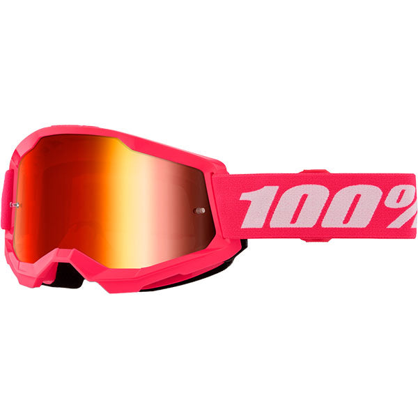 Clean studio photo on a white background of 100%, Strata 2.0 Goggle (Mirror Lens), Goggles, SKU 5652100800, color options Black, Mirror Silver Lens, Neon Orange, Mirror True Gold Lens, White, Mirror Silver Lens, Solar Eclipse, True Gold Mirror Lens, War Camo, Silver Mirror Lens, Maupiti, Silver Mirror Lens, Stone, Blue Mirror Lens, Blue, Red/Blue Mirror Lens and more