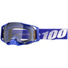 Detailed studio photograph of 100%, Armega Goggle w/ Clear Lens, Goggles, SKU 610-5353, color options Viggo, Furious, Klein, Albar, Esterel, Fargo, Blue, Livingaad and more