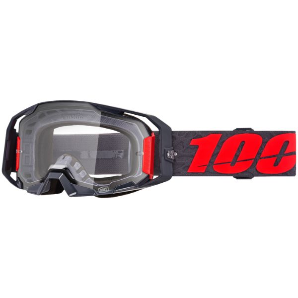Catalog studio image of 100%, Armatic Goggle, Goggles, SKU 610-5370, color options Caldwell, Turo, Toyoko, Black, RapidRacer, Pitch, Mach Z, Best and more