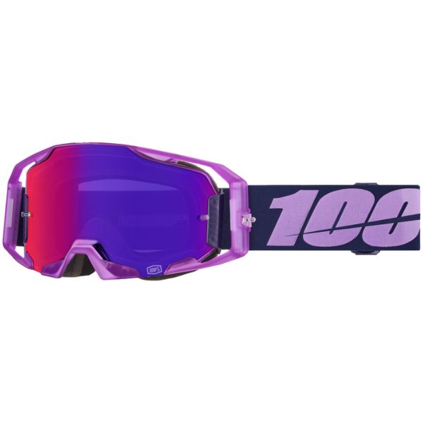 Catalog studio image of 100%, Armatic Goggle (Mirror Lens), Goggles, SKU 610-5372, color options Turo, Mirror Silver Lens, Toyoko, Mirror Purple Lens, Caldwell, Mirror Red Lens, Black, Mirror Flash Silver Lens, Polarity, Mirror Silver Lens, Blue, Mirror Blue Lens, Best, Mirror Blue Lens, Neon Orange, Mirror Flash Silver Lens and more