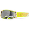 Studio product photo on a neutral background of 100%, Armega Goggle w/ Clear Lens, Goggles, SKU 26013030, color options Viggo, Furious, Klein, Albar, Esterel, Fargo, Blue, Livingaad and more