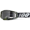 Studio photo of 100%, Armega Goggle w/ Clear Lens, Goggles, SKU 5621205100, color options Viggo, Furious, Klein, Albar, Esterel, Fargo, Blue, Livingaad and more