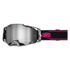 Studio product photo on a neutral background of 100%, Armega Goggle (Mirror Lens), Goggles, SKU 5622204600, color options Furious, Mirror Silver Lens, Klein, Mirror True Gold Lens, Viggo, Mirror Flash Silver Lens, C-Bad, Mirror Red Lens, Red, Mirror Red Lens, Corbin, Mirror Red/Blue Lens, Oversized Deep Red, Mirror Flash Silver Lens, CW2, Mirror Red Lens and more